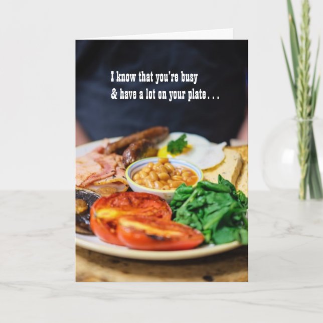 Tarjeta Sé Que Tienes Mucho En Tu Placa (Anverso)