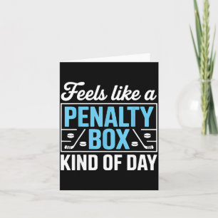 Tarjeta Se siente como un día de caja de penalización dive