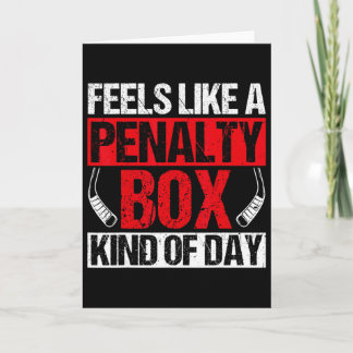 Tarjeta Se siente como un día de caja de penalización dive