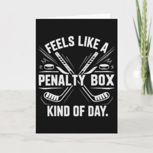 Tarjeta Se siente como un día de caja de penalización dive