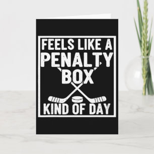 Tarjeta Se siente como un día de caja de penalización para