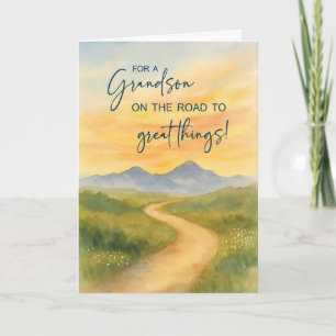 Tarjeta Se siente el corazón de la abuela en la montaña de