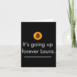 Tarjeta Se Sube Para Siempre Laura, Simple Bitcoin Cita D