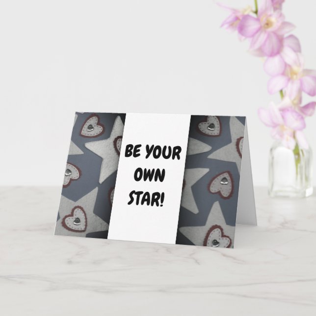Tarjeta ¡Sé Tu Propia Estrella! (Orquídea)