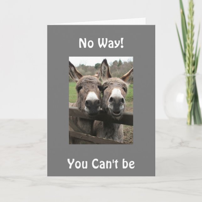TARJETA **SE VE 39 NO 40*** DICE DONKEYS (Anverso)