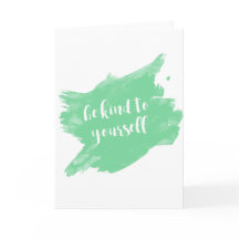 Sea bueno consigo mismo acuarela