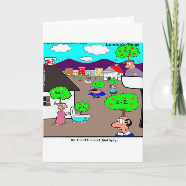 Tarjeta Sea fructífero y diverso (Anverso)