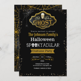 Tarjeta Sea nuestra invitativa de fiesta de disfraces de o