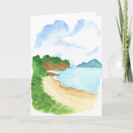 Tarjeta Sea Shore Beach 