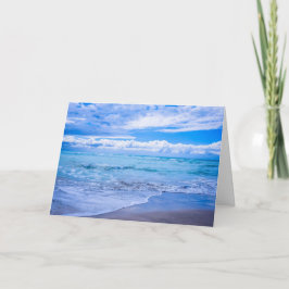 Tarjeta Sea, Sky y una cita inspiradora