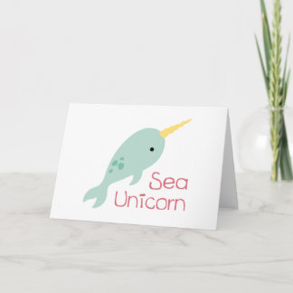 Tarjeta Sea Unicorn