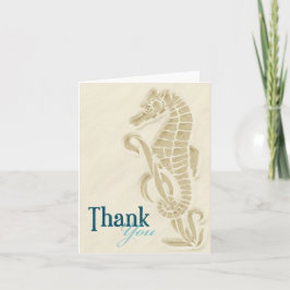 Tarjeta Seahorse Gracias