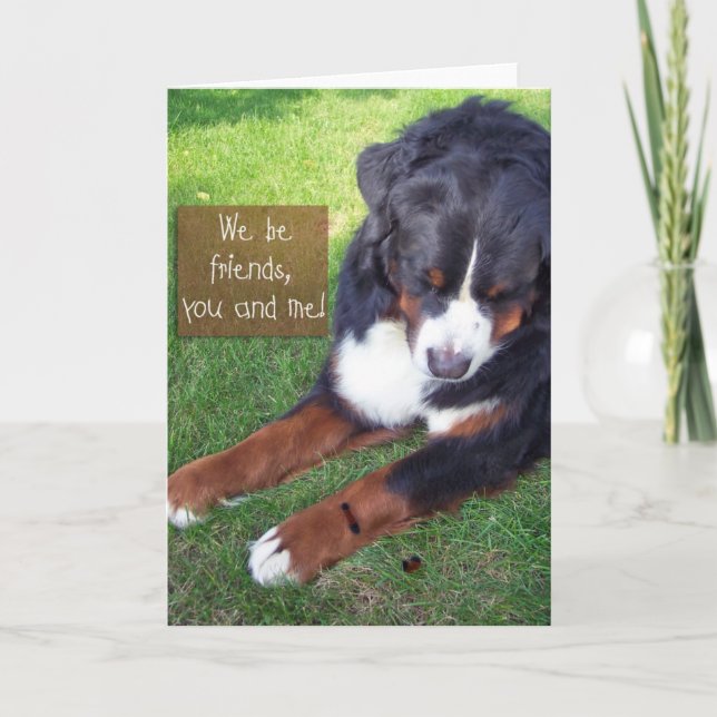 Tarjeta ¡Seamos amigos! (Anverso)