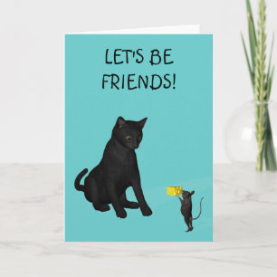 Tarjeta ¡seamos amigos!