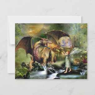 Tarjeta Seamos amigos del dragón