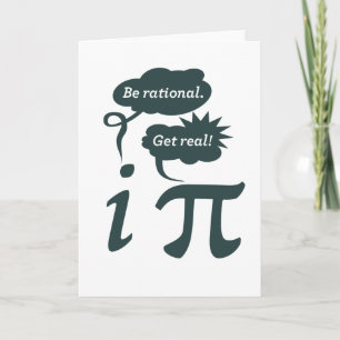 Tarjeta ¡sean racionales!