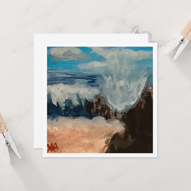 Tarjeta Seascape (Anverso/Reverso In Situ)