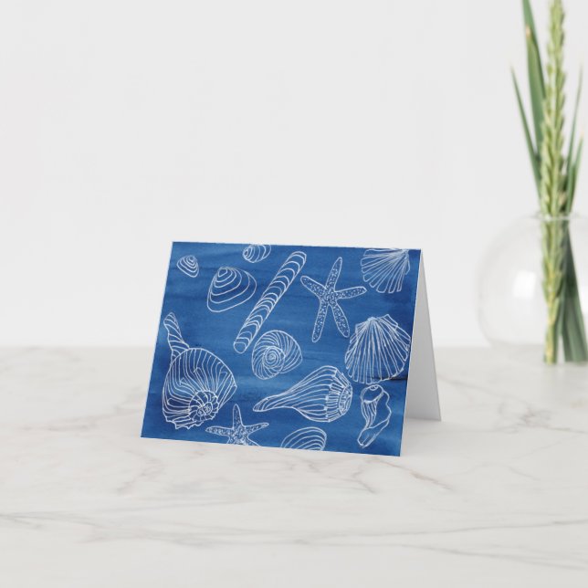 Tarjeta Seashell Notecard (Anverso)