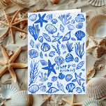 Tarjeta Seashells Beach Shells Ocean Happy Birthday<br><div class="desc">También disponible como descarga digital para enviar rápidamente correos electrónicos y guardar en el correo. ¡Dulce concha para desear a alguien un feliz cumpleaños! Haga clic en "editar usando la herramienta de diseño" para ajustar los colores y las colocaciones y añadir texto en el interior. También puede cambiar el color...</div>