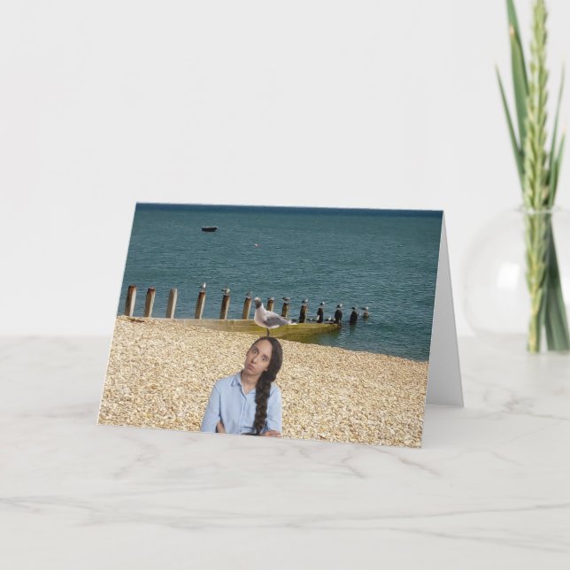 Tarjeta Seaside Living. (Anverso)