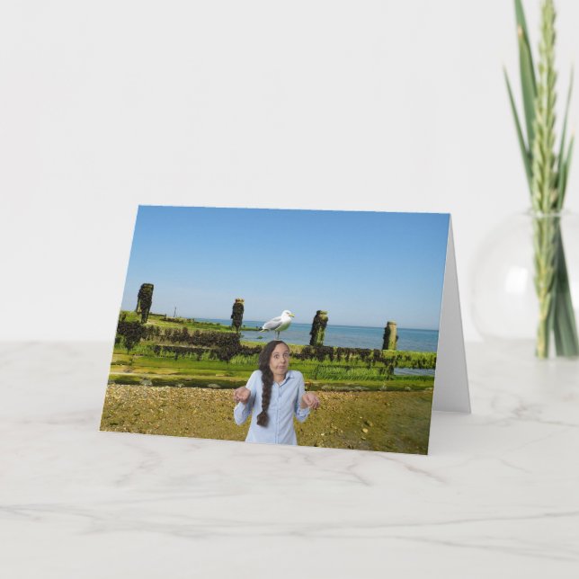 Tarjeta Seaside Living. (Anverso)