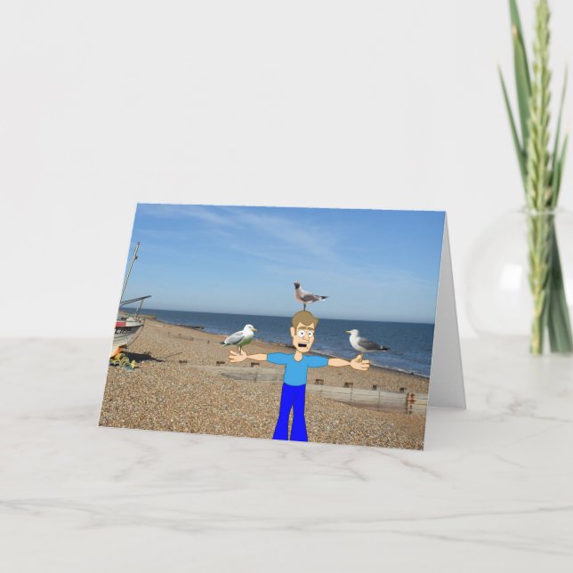 Tarjeta Seaside Living. (Anverso)