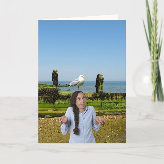 Tarjeta Seaside Living. (Anverso)