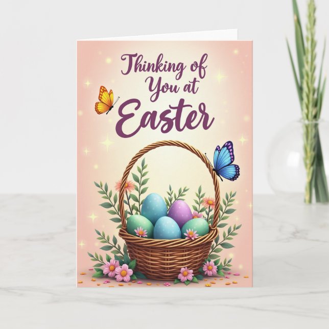 Tarjeta Seasonal Joy Basket Card (Anverso)