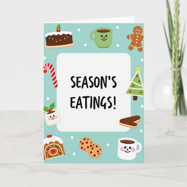 Tarjeta Seasons Eatings (Anverso)