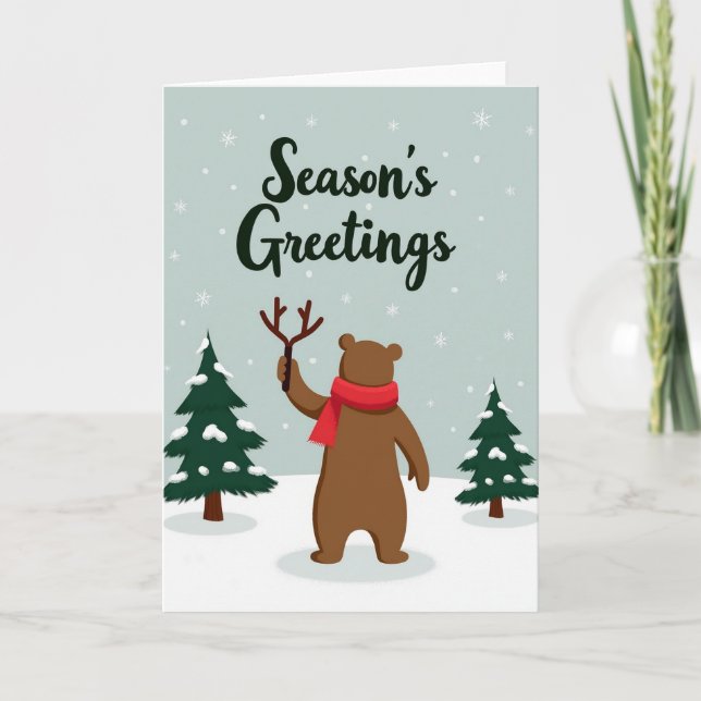 Tarjeta Seasons Greetings Card (Anverso)