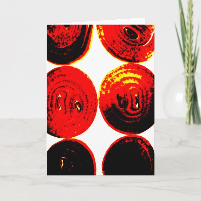 Tarjeta Secciones de cebolla (Anverso)