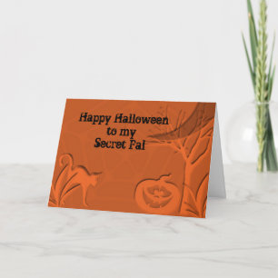 Tarjeta Secreto PAL del feliz Halloween