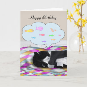 Tarjeta Secuestro y sueño de un gato en Tuxedo