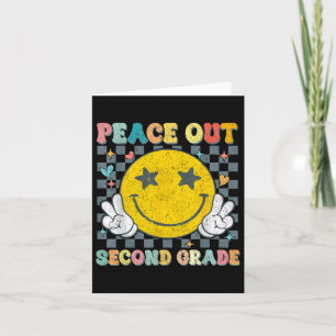 Tarjeta Secundaria de segundo grado de Peace Out Day Schoo