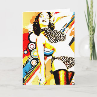 Tarjeta Seducción Nostálgica - Polka Dottie