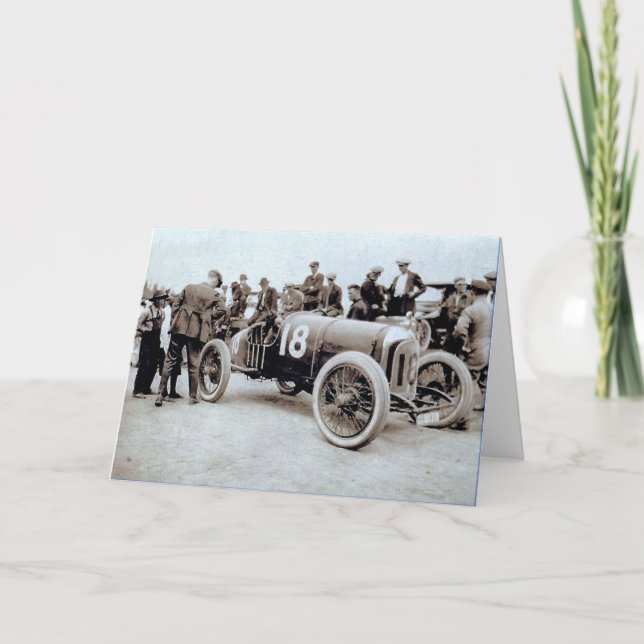 Tarjeta Seguidores de pista de carreras por coche de carre (Anverso)