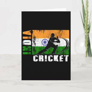 Tarjeta Seguidores del críquet de la India Fans del críque