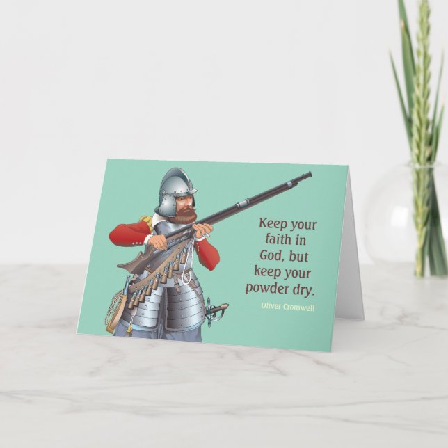 Tarjeta Segunda enmienda de saludo (Anverso)