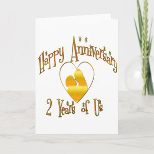 Tarjeta Segundo Aniversario