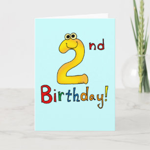 Tarjeta Segundo cumpleaños!