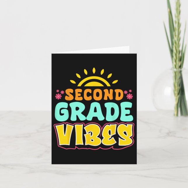 Tarjeta Segundo grado de profesor de Vibes de segundo grad (Anverso)