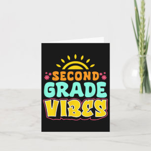 Tarjeta Segundo grado de profesor de Vibes de segundo grad