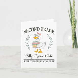 Tarjeta Segundo Grado De Silly Goose Club Para Profesores