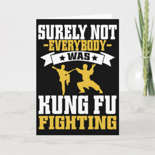 Tarjeta Seguramente no todos eran luchadores de Kung Fu Ka