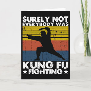 Tarjeta Seguramente no todos eran luchadores de Kung Fu Ka