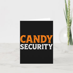 Tarjeta Seguridad de Caramelo Divertido Fácil Perezoso Hal