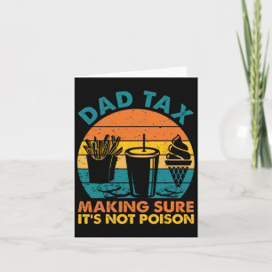 Tarjeta Seguro de impuestos: Día de padres venenosos, papá