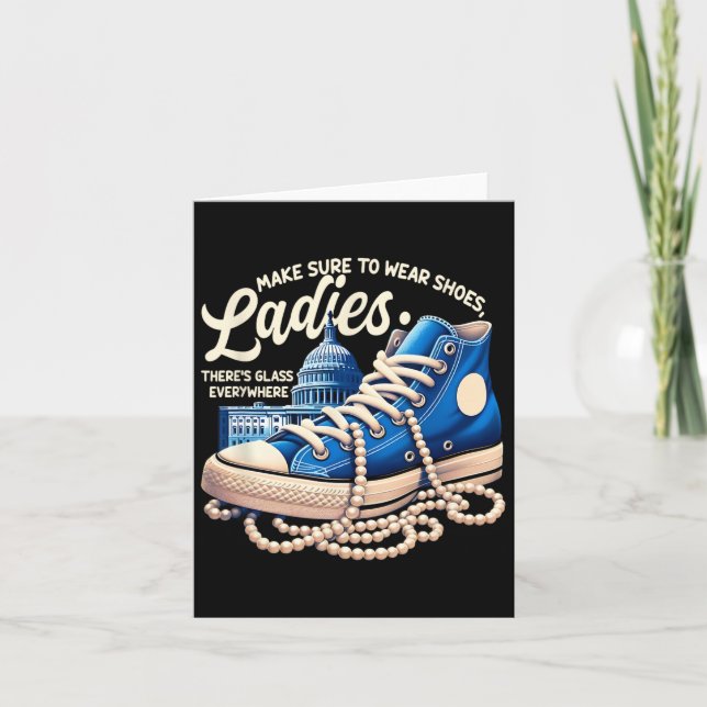 Tarjeta Seguro De Llevar Zapatos Damas Zapatos Damas Kamal (Anverso)