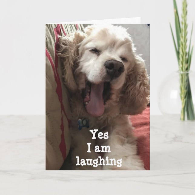 TARJETA SEGURO QUE ME REÍO....TÚ ERES **60** HOY (Anverso)