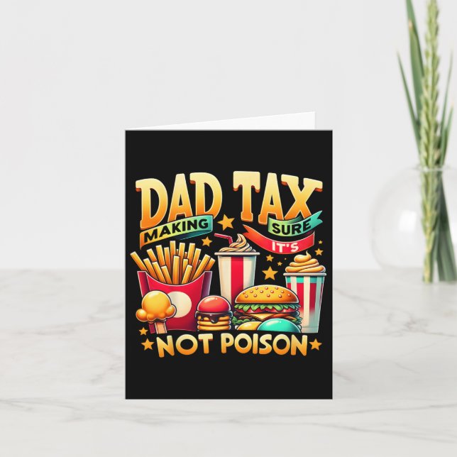 Tarjeta Seguro que no es broma, papá (Anverso)